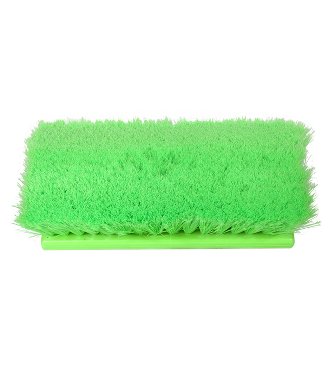 Brush Soft FlowThru 10in Green BiLevel