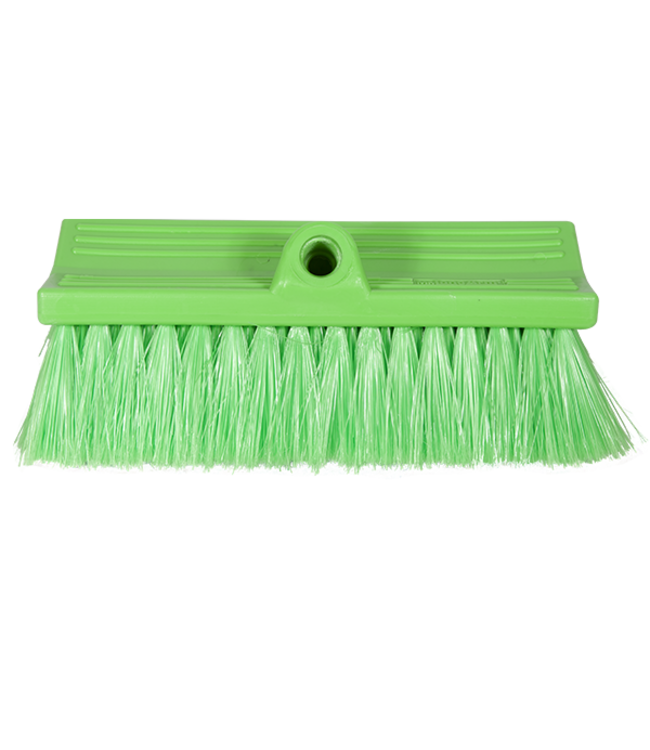 Brush Soft FlowThru 10in Green BiLevel