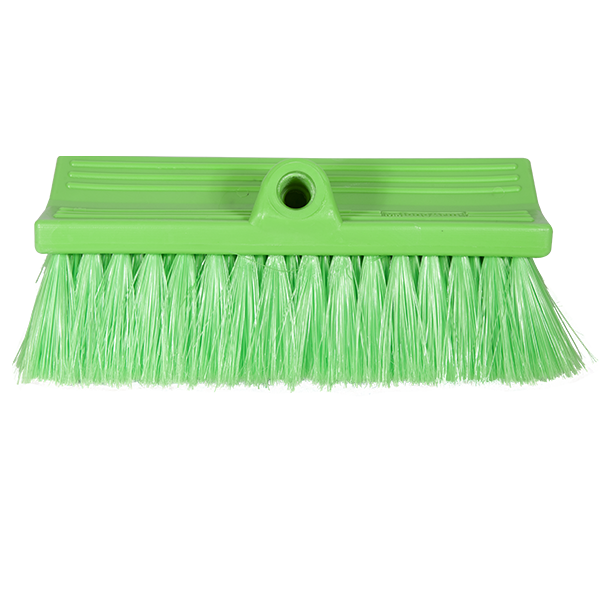 Brush Soft FlowThru 10in Green BiLevel