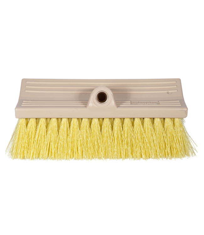 Brush Stiff FlowThru 10in Yellow BiLevel