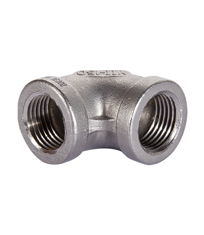 1/2" 316 SS Threaded Cast Pipe Elbow