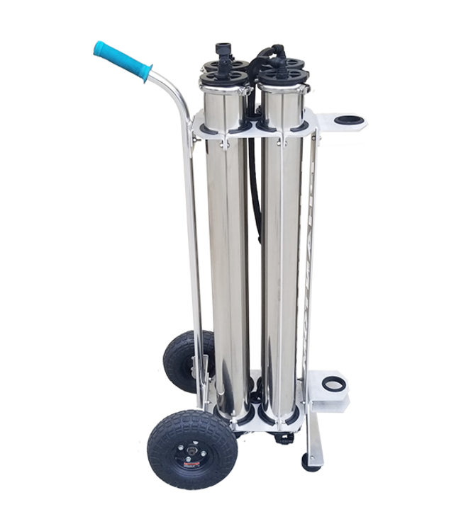 Phantom Goblin Glide RODI 4 cartridge Pure Water Cart w/ Pole Holder