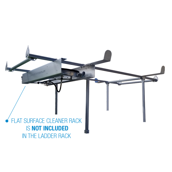 SoftWash Systems SoftWash Systems 72" Aluminum Cradle Skid with Extended TRAXX Ladder Rack & Rollers