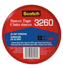 Stucco Poly Tape - Red