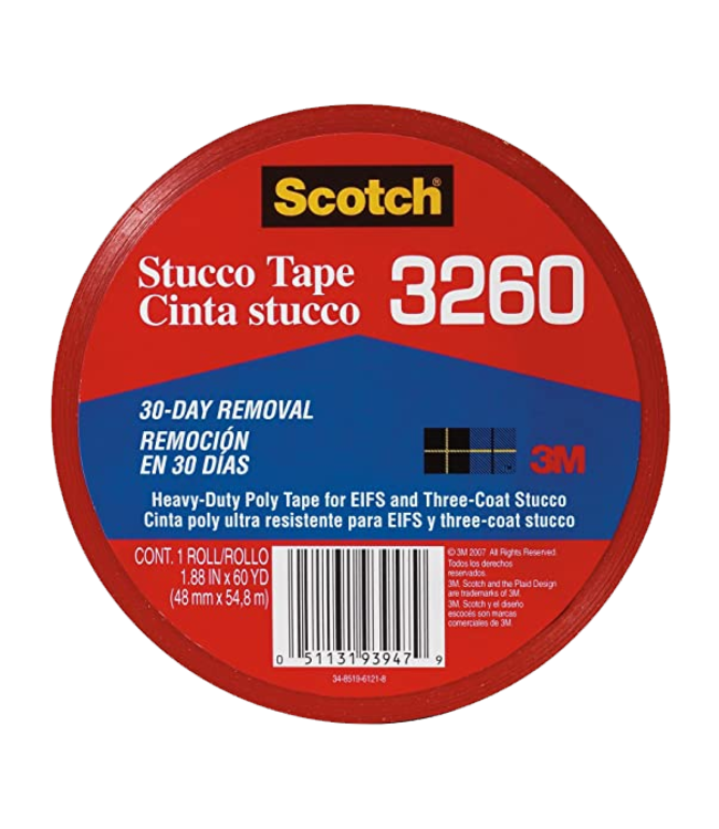 Stucco Poly Tape - Red