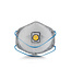 Respirator / Mask  P95 with Valve - Box of 10