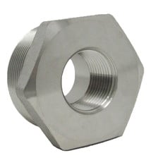 Chemical Hose 3/4" x 1/2" Hex  Reducer Bushing, SS 316L A/SA182 Pipe Fitting