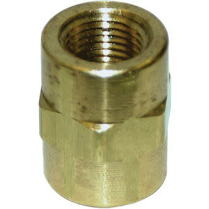 1/2" x 1/4" FPT Coupling Brass Pipe Fitting