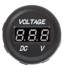 Voltage Meter Round for 3D/6X  Systems Blend-Red