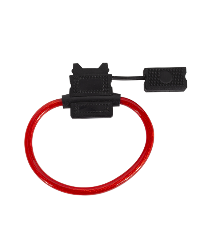 Fuse Holder - 10 Gauge In Line - W/ Fuse