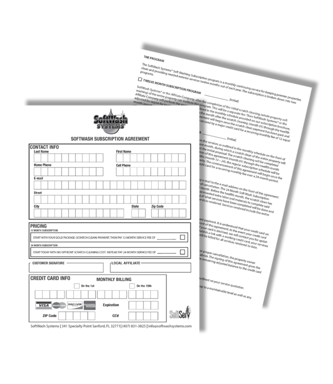 SWS Subscriptions Agreement Form - (1) Package of 50