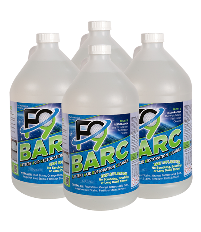 Front 9 (F9) Battery Acid Restoration Cleaner (BARC) 1 Case (4 Gallons)