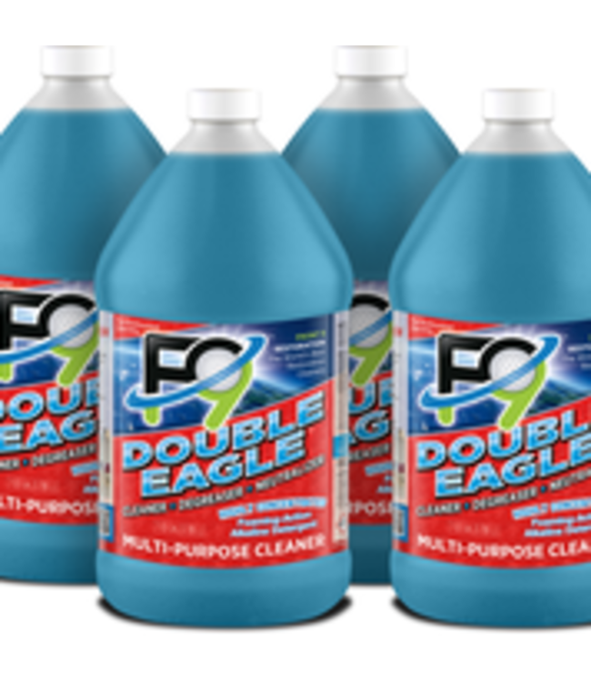 Front 9 (F9) Double Eagle Multipurpose Cleaner, Degreaser & Neutralizer 1 Case (4 Gallons)