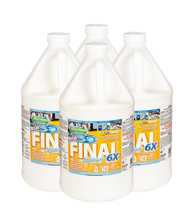 SoftWash Systems Final Wash 6X 1 Case (4 Gallons)