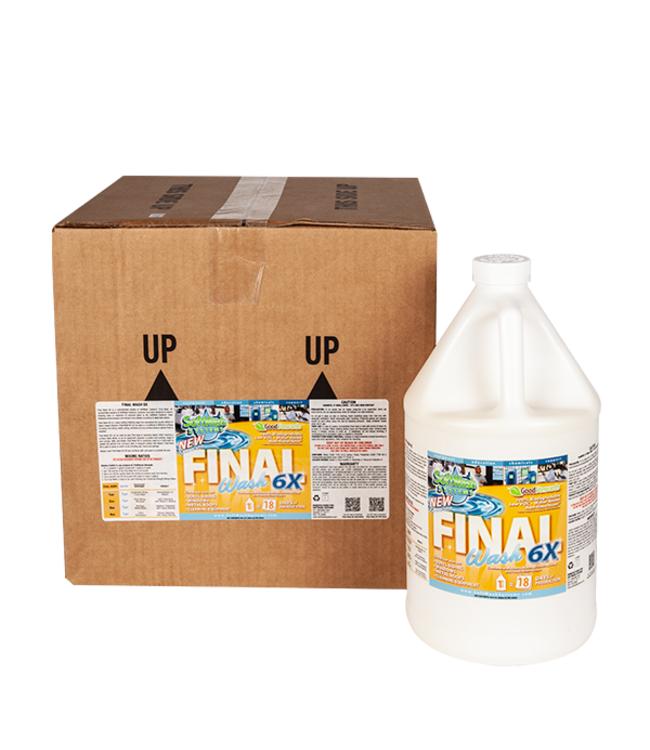 SoftWash Systems Final Wash 6X 1 Case (4 Gallons)