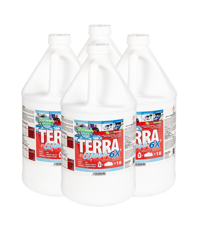 SoftWash Systems Terra Wash 6X 1 Case (4 Gallons)