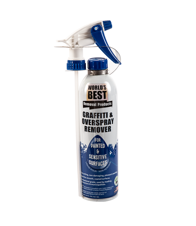 Worlds Best Graffiti Overspray Remover for Painted & Sensitive Surfaces 20 ounce