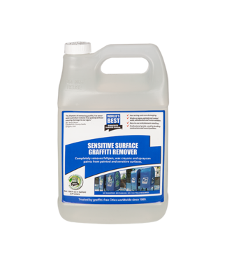 Worlds Best Graffiti Overspray Remover for Painted & Sensitive Surfaces 1 Gallon