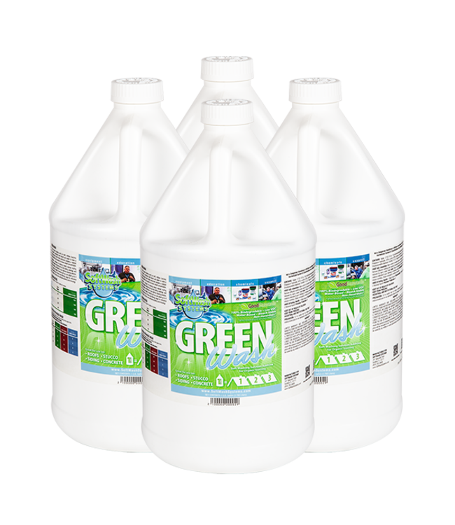 SoftWash Systems Green Wash 1 Case (4 Gallons)