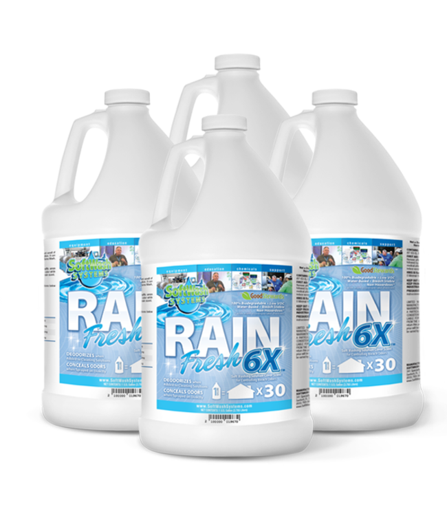 SoftWash Systems Rain Fresh 6X 1 Case (4 Gallons)