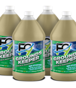 Front 9 (F9) Grounds Keeper Industrial Concrete Maintenance Cleaner 1 Case (4 Gallons)