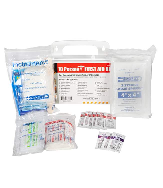 First Aid Kit (10 person) RTG