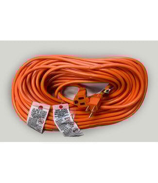 Extension Cord 100ft 16/3g - Orange