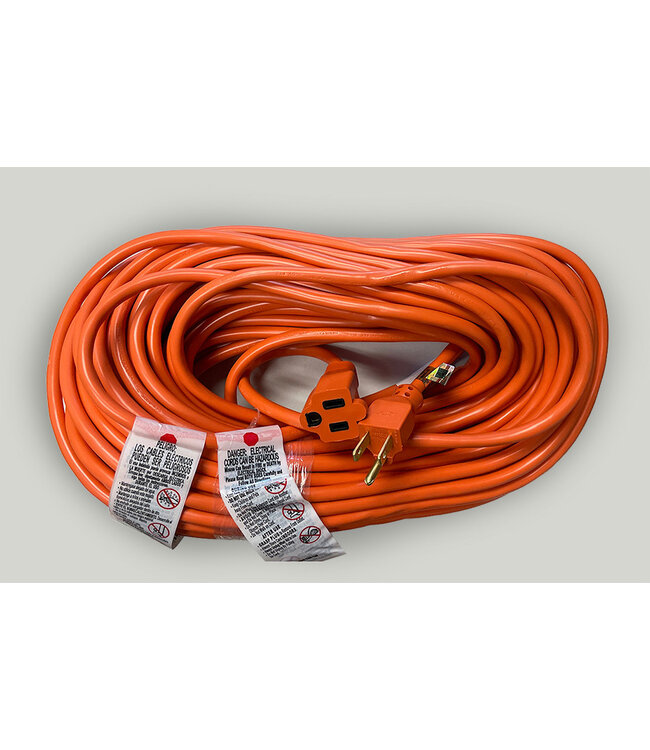 Extension Cord 100ft 16/3g - Orange