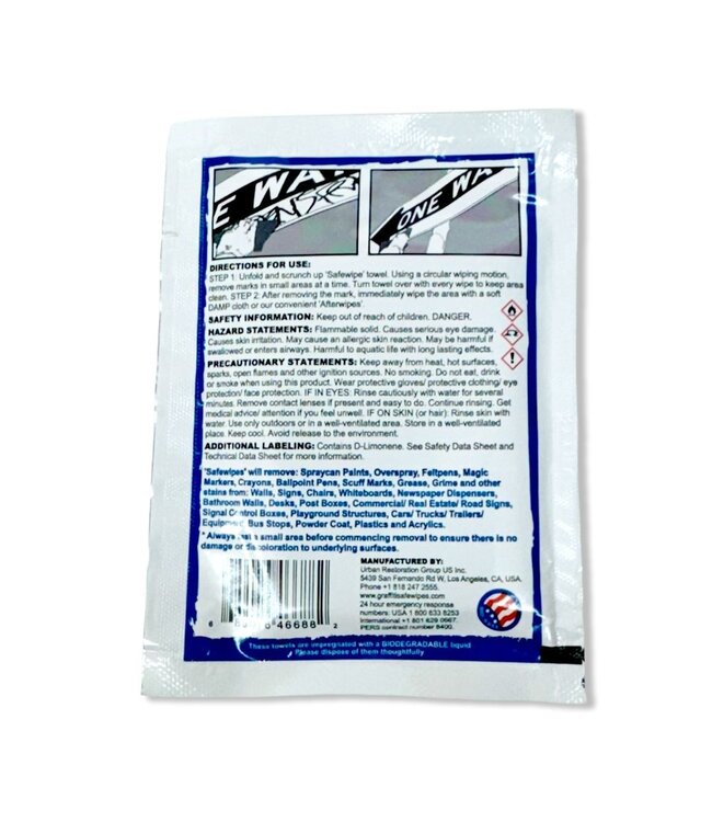 Worlds Best Graffiti Remover Handi Wipes - 70/tub