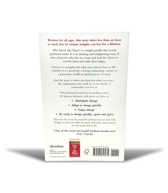 Who Moved My Cheese Book