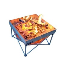 Fireside Industries, Inc. Pop-up Pit and Heat shield Combo Kit Firepan