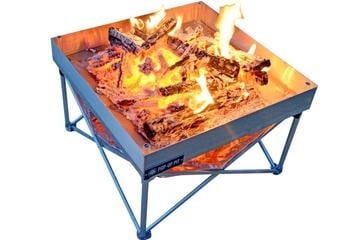 Fireside Industries, Inc. Pop-up Pit and Heat shield Combo Kit Firepan