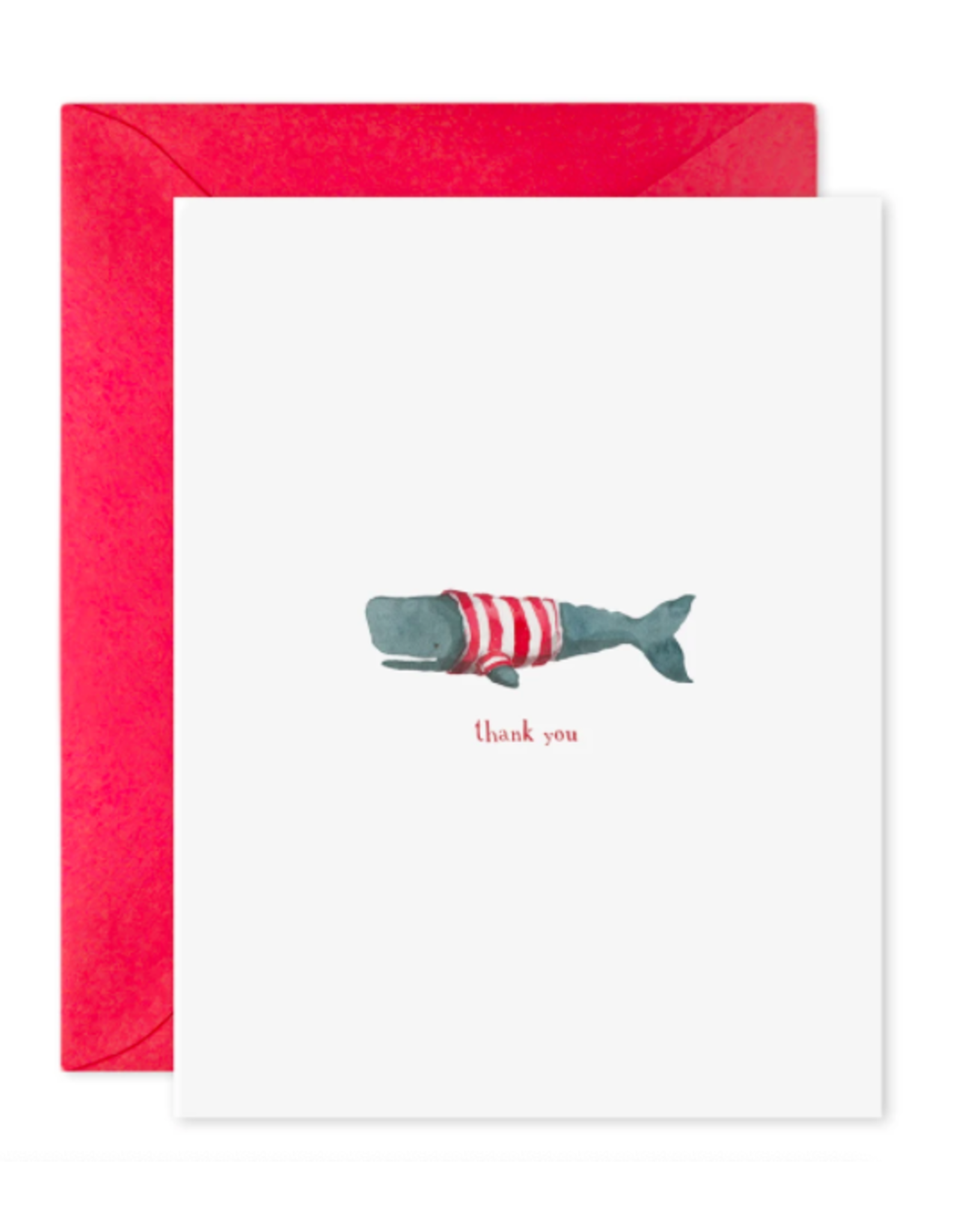 E. Frances Whale Thanks Boxed Notecards - Set of 6