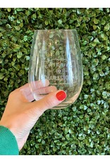 Maple Leaf at Home Entering Charlestown Stemless Wine Glass