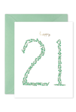 E. Frances Happy 21 Card