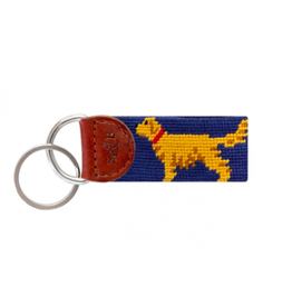 Smathers & Branson Golden Retriever Key Fob