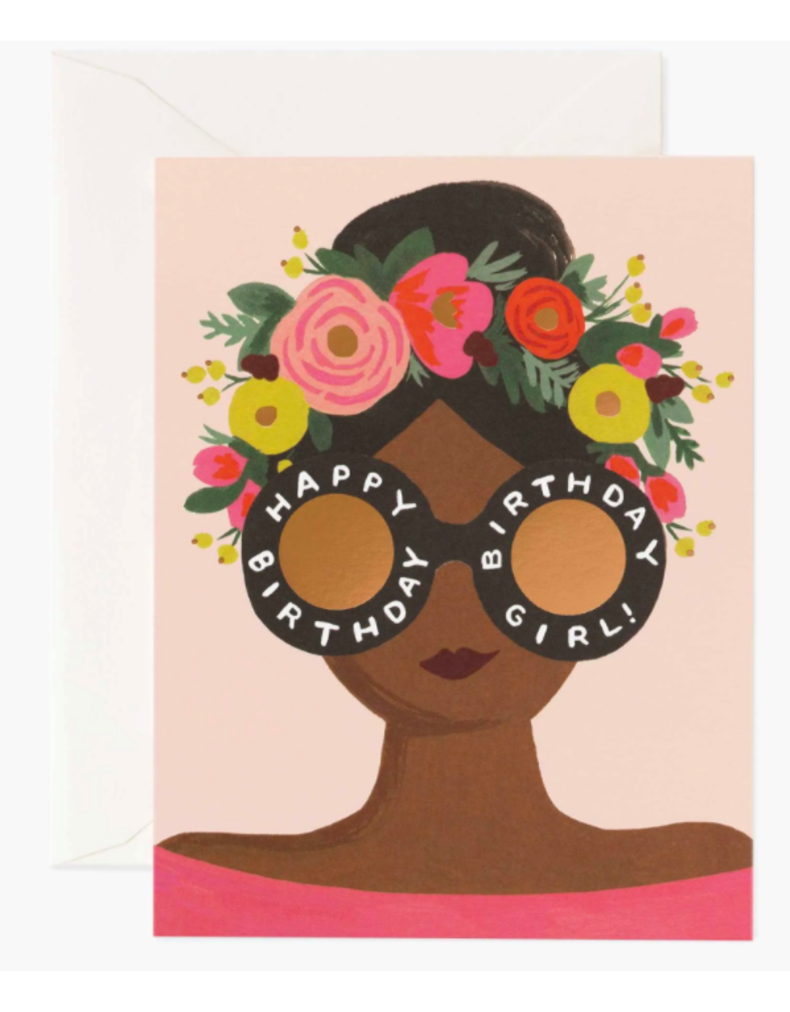 Rifle Paper Co. Flower Crown Birthday Girl Card