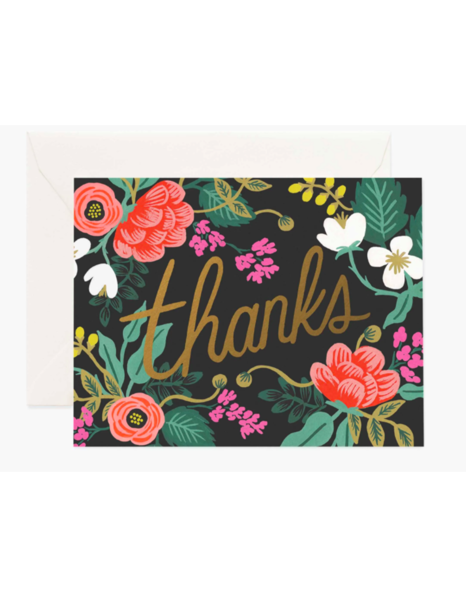 Birch Floral Thank You Card - Place and Gather