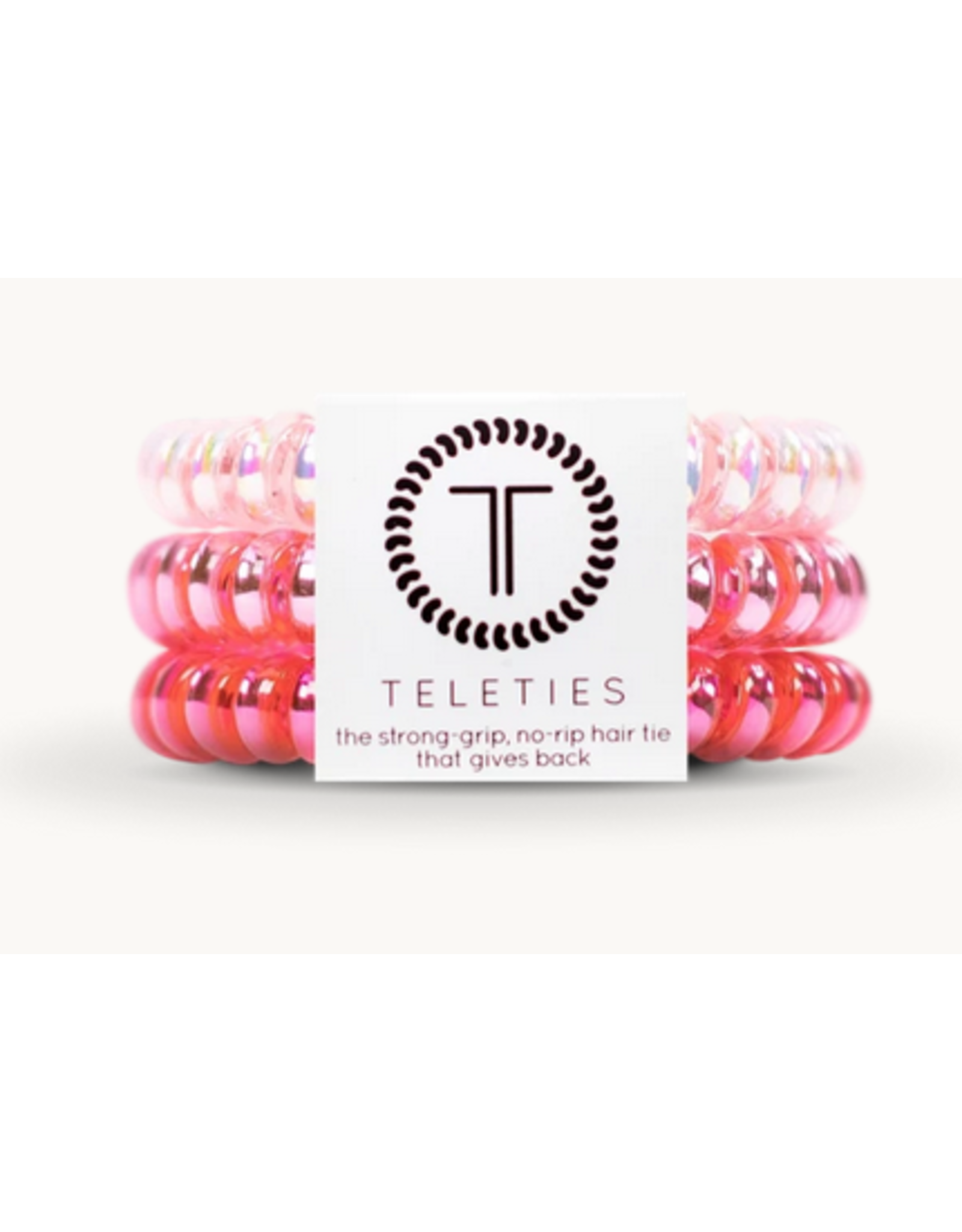 Teleties Small 3-Pack Think Pink Teleties