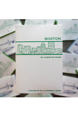 Albertine Press Boston Letterpress Library Notecard Set