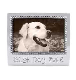 Mariposa Best Dog Ever Beaded 4x6 Frame