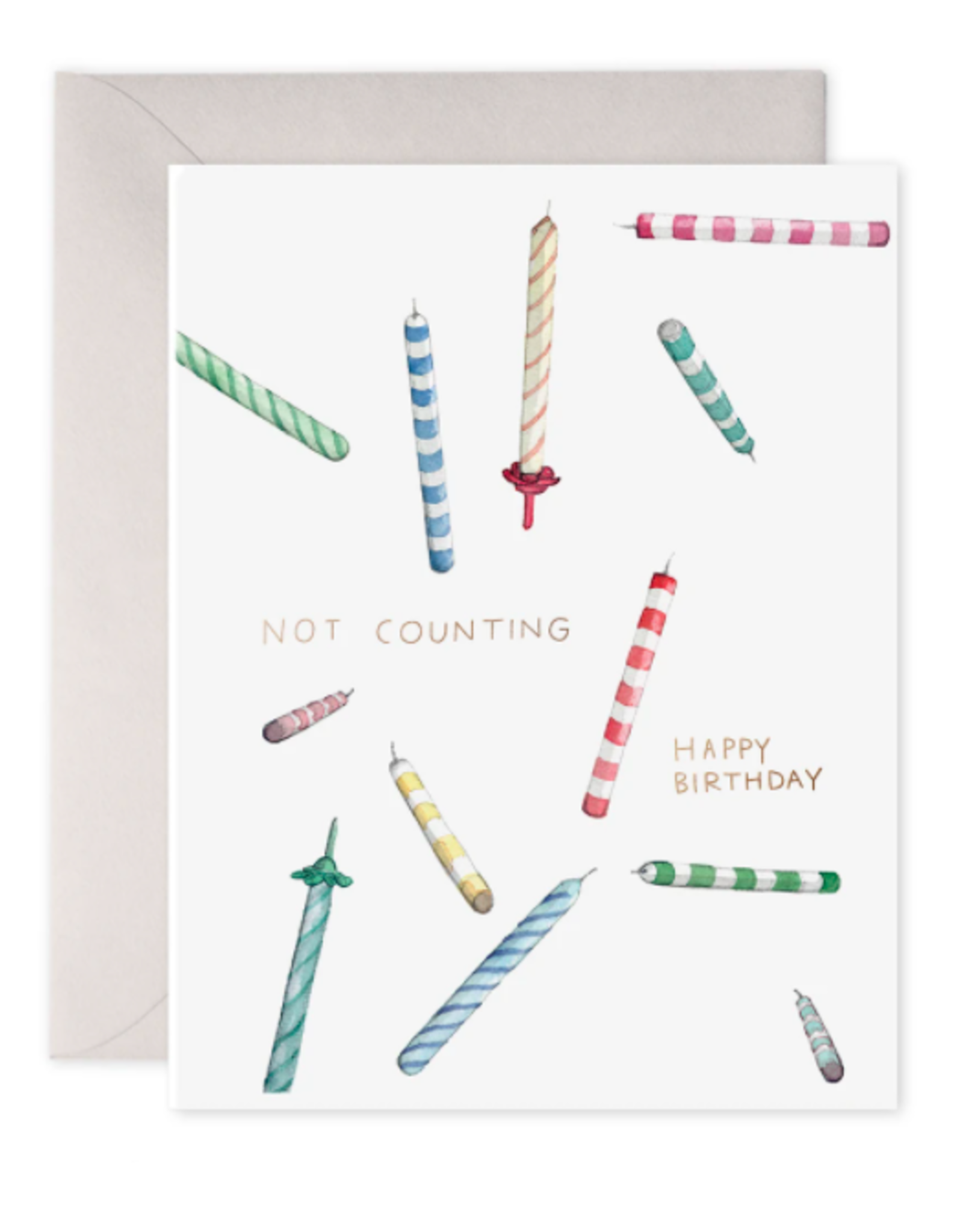 E. Frances Not Counting Candles Card