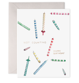 E. Frances Not Counting Candles Card