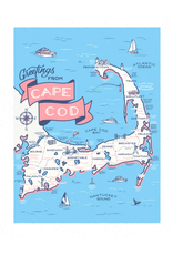 Casey Circle Cape Cod Map Print by Casey Circle