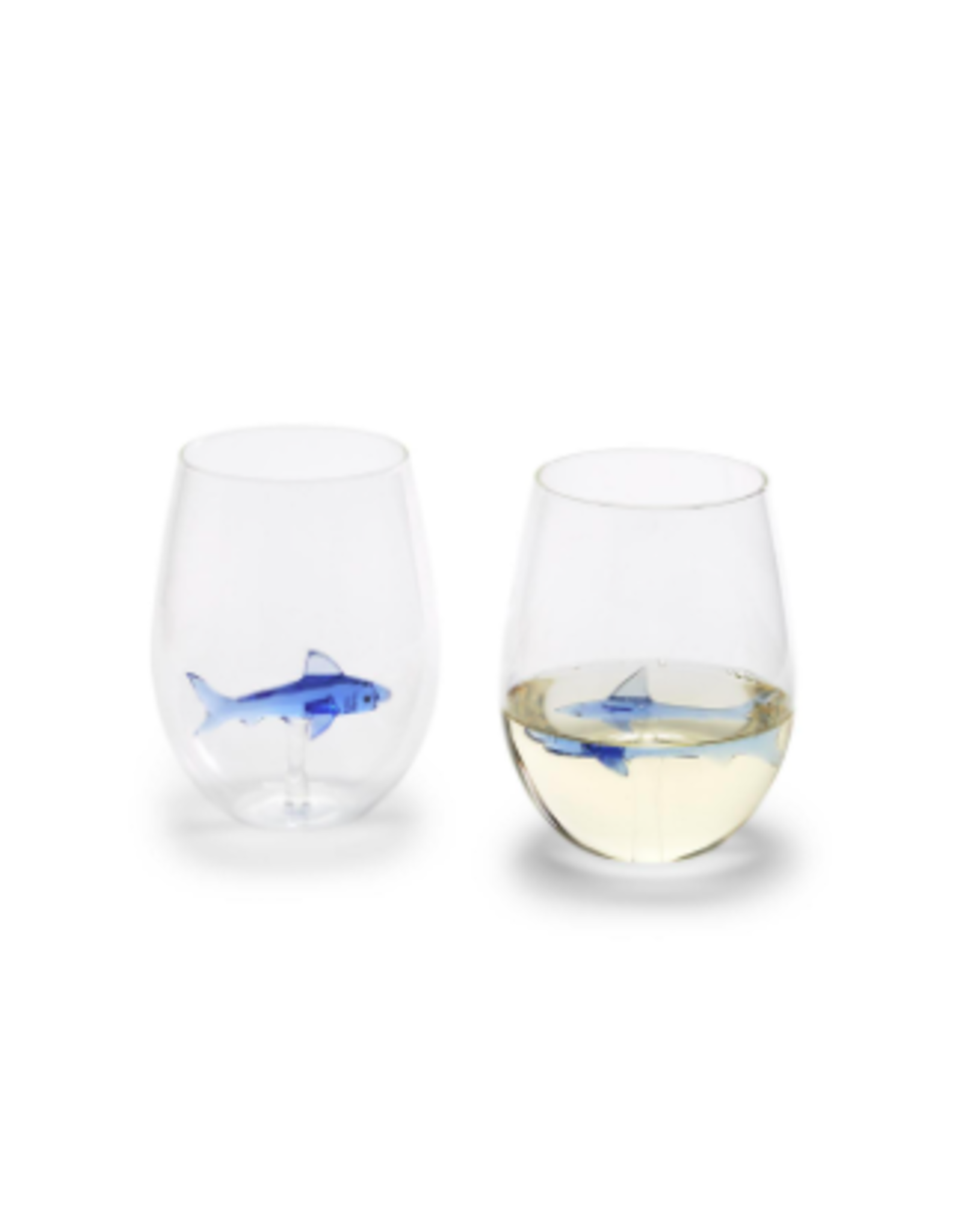 Tabletop Shop at Place & Gather Shark Stemless Wine Glass