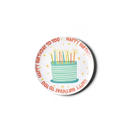 Coton Colors Happy Birthday Melamine Plate