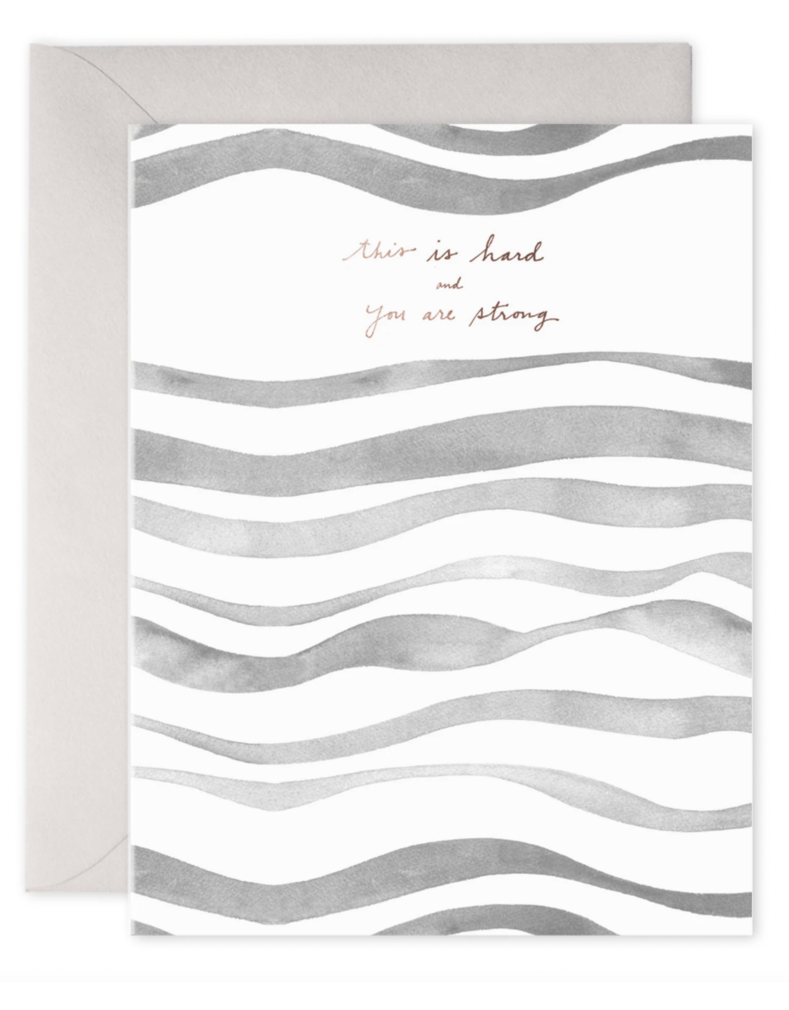 E. Frances Grey Waves Card