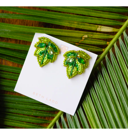 Beth Ladd Collection Palm Leaf Mini Studs by Beth Ladd