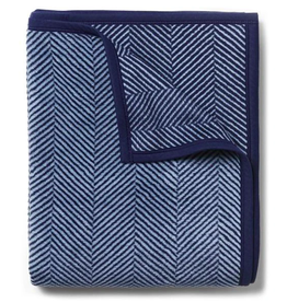 ChappyWrap Harborview Herringbone in Navy Blanket by ChappyWrap