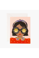 Rifle Paper Co. Headband & Glasses Birthday Girl Card